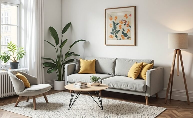 How to Style a Small Living Room Without Clutter