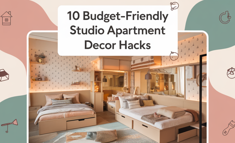 Budget-Friendly Studio Apartment Decor Hacks to Transform Your Space