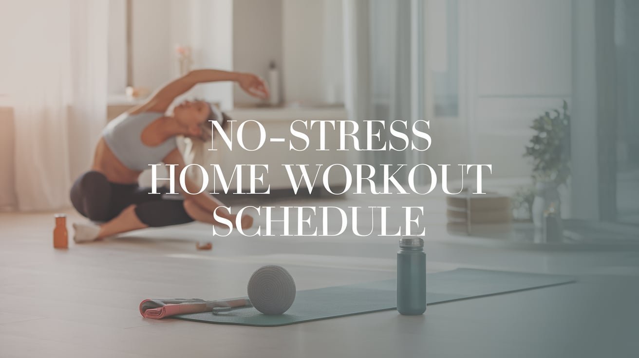 Your No-Stress Home Workout Schedule for Staying Fit (Without Burning Out)