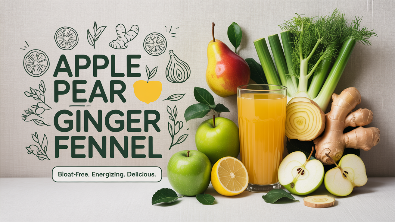 Apple Pear Ginger Fennel Cleanse Juice: The Refreshing Detox Combo You Didn’t Know You Needed