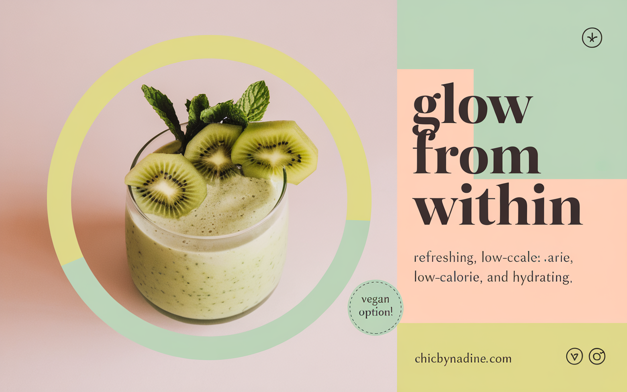 Feel Refreshed with This Delicious Kiwi and Cucumber Detox Smoothie